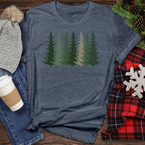Evergreen Forest Tree Heathered Tee