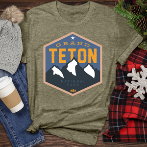 Grand Teton Heathered Tee