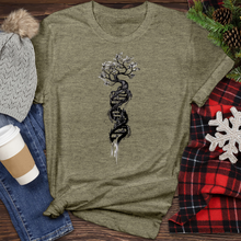 Load image into Gallery viewer, Dna Tree of Nature Heathered Tee