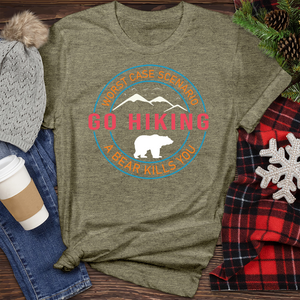 Go Hiking Heathered Tee
