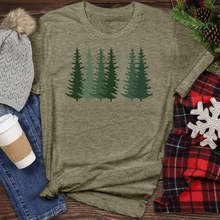 Load image into Gallery viewer, Evergreen Forest Tree Heathered Tee