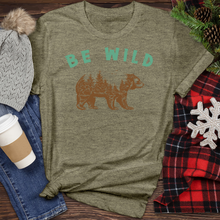 Load image into Gallery viewer, Be Wild Bear Heathered Tee