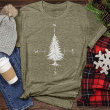 Load image into Gallery viewer, Direction Tree Heathered Tee