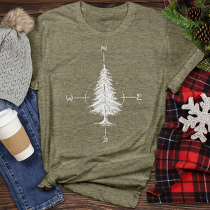 Direction Tree Heathered Tee