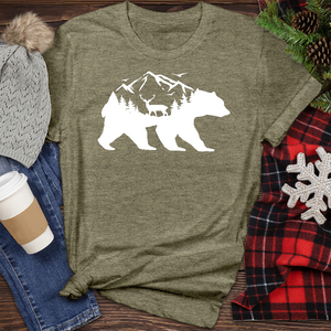 Bear Nature Heathered Tee