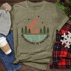 Adventure Is Waiting Heathered Tee