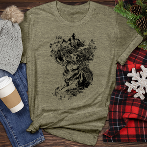 Wolf Mountain Heathered Tee