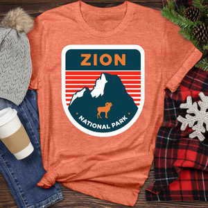 Zion National Park Heathered Tee