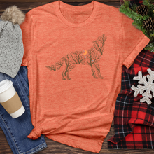 Load image into Gallery viewer, Wolf Tree Heathered Tee