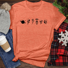 Load image into Gallery viewer, Flower Moon Plnet Sparkle Heathered Tee