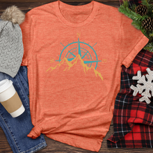 Load image into Gallery viewer, Mountain Compass Heathered Tee
