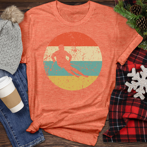 Retro Ski 01 Heathered Tee