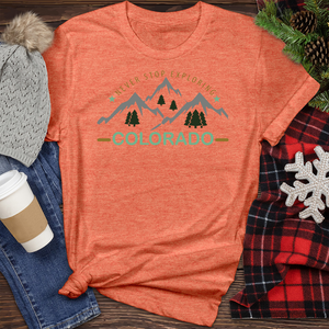 Colorado Explore Heathered Tee
