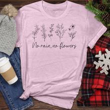 Load image into Gallery viewer, No Rain, No Flowers 01 Heathered Tee