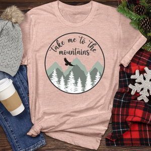 Take Me to the Mountain Heathered Tee