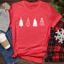 Load image into Gallery viewer, Christmas Tree Heathered Tee