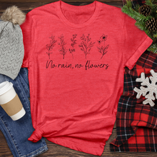 Load image into Gallery viewer, No Rain, No Flowers 01 Heathered Tee