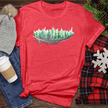 Load image into Gallery viewer, Feather Forest Heathered Tee