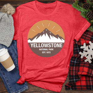 Yellowstone National Park Heathered Tee