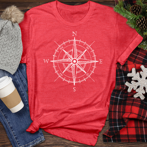 Compass Heathered Tee