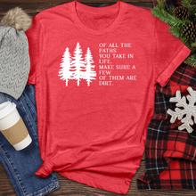 Load image into Gallery viewer, Of All The Paths Heathered Tee