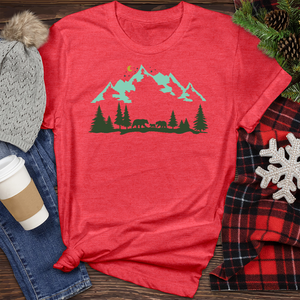 Mountain  Bear Heathered Tee