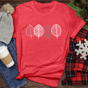 Leaves Set Heathered Tee