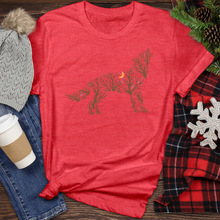 Load image into Gallery viewer, Wolf Tree Heathered Tee