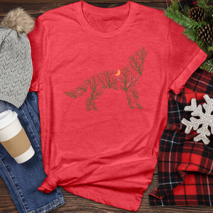 Wolf Tree Heathered Tee