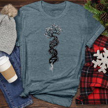 Load image into Gallery viewer, Dna Tree of Nature Heathered Tee