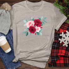 Load image into Gallery viewer, Flower Bouquet Heathered Tee