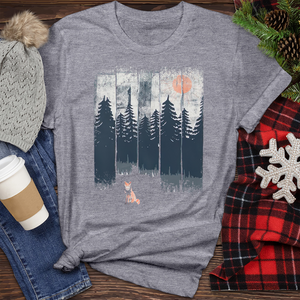 A Fox in the Wild Heathered Tee