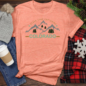 Colorado Explore Heathered Tee