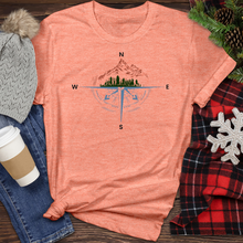 Load image into Gallery viewer, Compass Mountain Heathered Tee