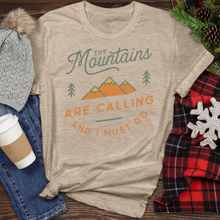 Load image into Gallery viewer, Mountains Are Calling Heathered Tee