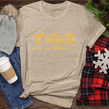 Load image into Gallery viewer, Mountains Are Calling Gold 01 Heathered Tee