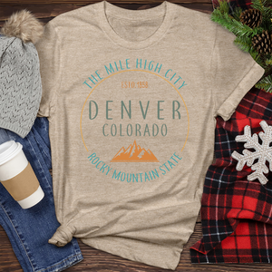 Denver Colorado Heathered Tee