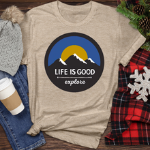 Load image into Gallery viewer, Life Is Good Heathered Tee