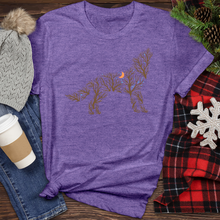 Load image into Gallery viewer, Wolf Tree Heathered Tee