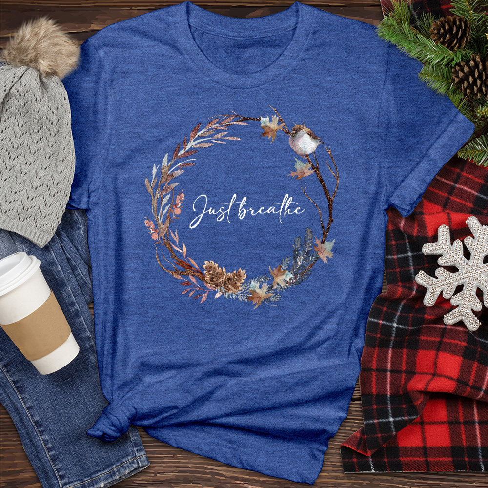 Just Breathe 2 Heathered Tee