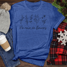 Load image into Gallery viewer, No Rain, No Flowers 01 Heathered Tee