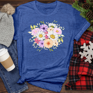 Flowers Bouquets Heathered Tee
