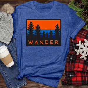 Wander Forest Heathered Tee