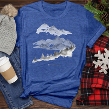 Load image into Gallery viewer, Landscape With Forest Trees Heathered Tee