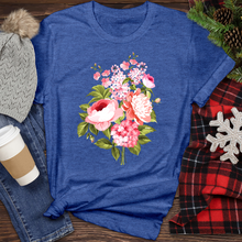 Load image into Gallery viewer, Flower Bouquet 2 Heathered Tee