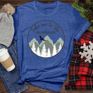 Take Me to the Mountain Heathered Tee