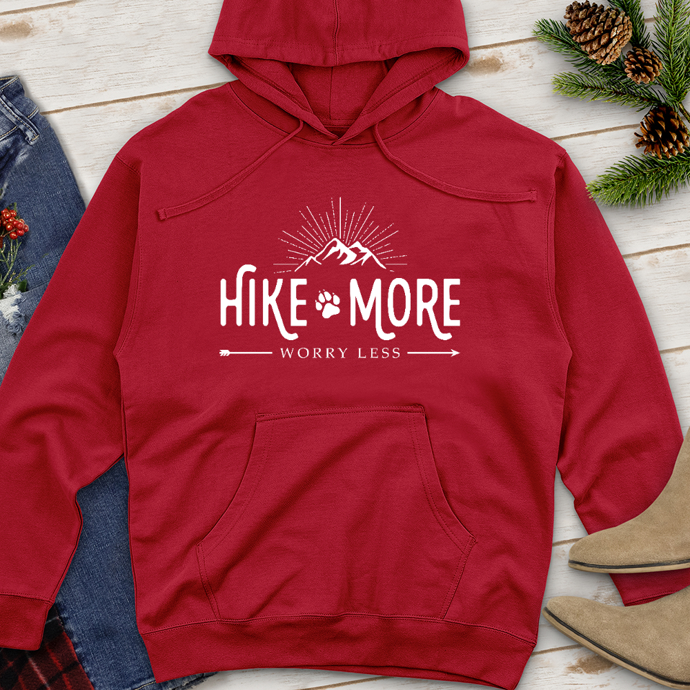 Hike More Worry Less Midweight Hoodie