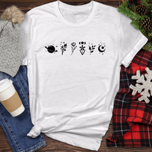 Load image into Gallery viewer, Flower Moon Plnet Sparkle Heathered Tee