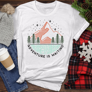 Adventure Is Waiting Heathered Tee