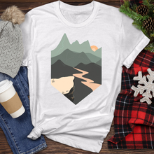 Load image into Gallery viewer, Hills River Illustration Heathered Tee